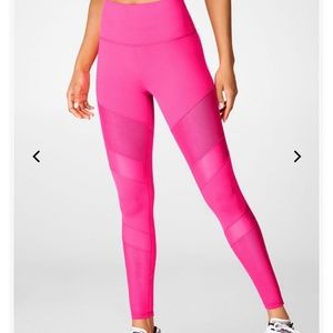 Fabletics Large Elite Hot Pink Leggings